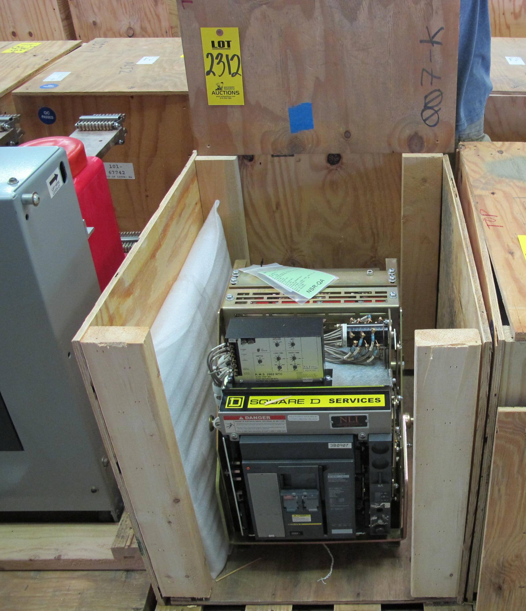 BREAKER, CIRCUIT, 600 FRAME AMP RATING, MASTERPACT NT 08N1 KIND, 3 POLE, 480 VOLT RATING SQUARE D DIRECT REPLACEMENT FOR NSR-EQ ABB K-600S ENVIRONMENTALLY QUALIFIED (EQ) FOR PENETRATION AREA (REFER TO EQDP M-85123) INCLUDES ONE NEW 18" DOOR, MOUNTS USING EXISTING HINGES > CONTINUOUS CURRENT: 600A > INTERRUPTING RATING: 30KA @ 535 VAC > 125VDC OPERATED > RMS 2002 NTC SOLID STATE, PART # NLI-NT08N1-LISB8-EODC-NSR-EQ-001 (W-44) LOADING & HANDLING FEE $15-